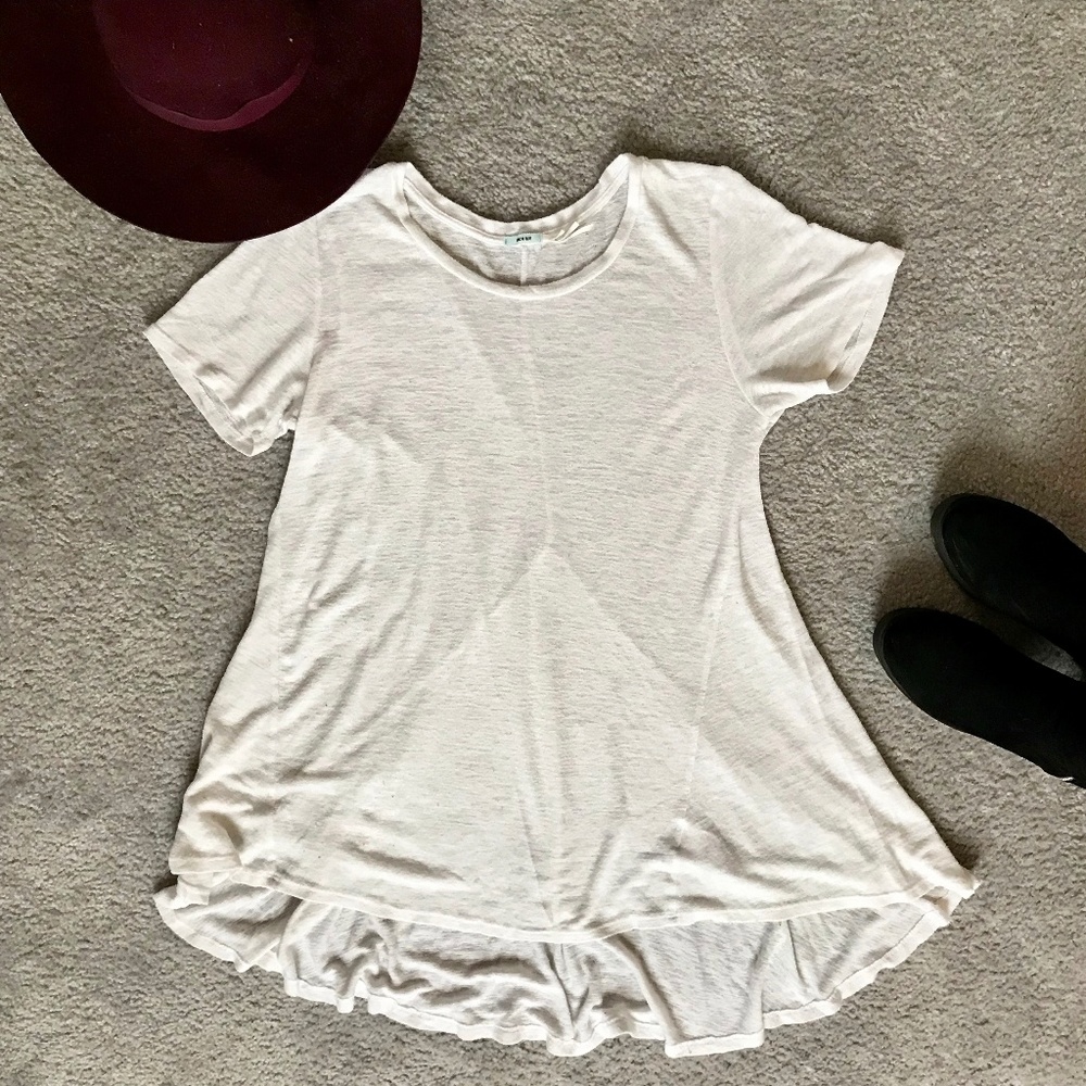 Urban Outfitters Flowy White Tunic